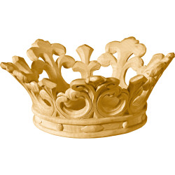 Corona de madera para estatuas